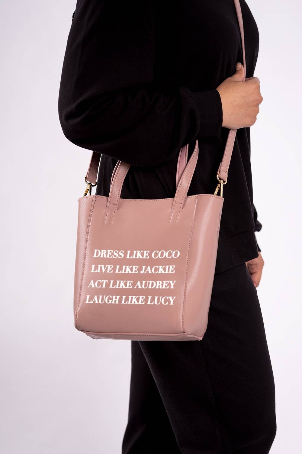 BECKY BUCKET BAG - Dress Like Coco (Rose Nude) | The DREAM Shop